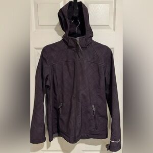 1X Free Country Rain jacket with removable hat Purple
